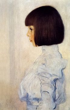 Portrait of Helene Klimt - Gustav Klimt van Gisela- Art for You
