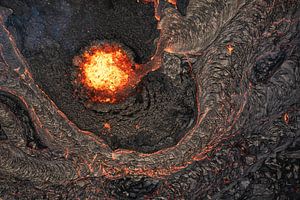 Geldingadalir vulkaan in IJsland van Jean Claude Castor