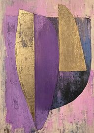 Paars Abstract van Zen en Meer