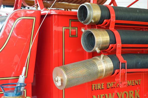 Oude brandweerwagen New york