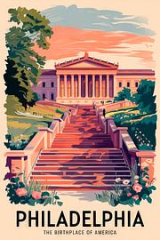 Philadelphie, Pennsylvanie sur Poster Art Shop