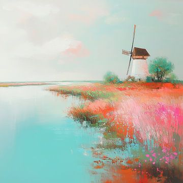 Pink Tide Meadow by Art Whims