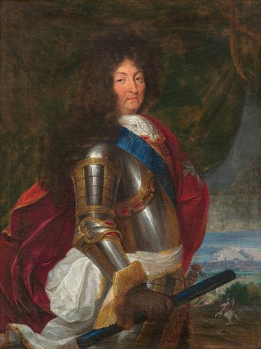 Portret van Lodewijk XIV, Hyacinthe Rigaud