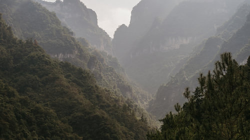 Misty Mountains of China