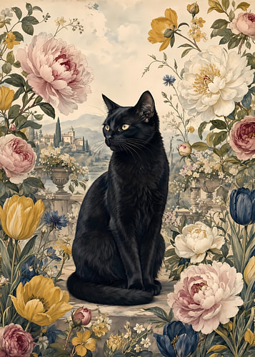 Vintage Black Cat von haroulita