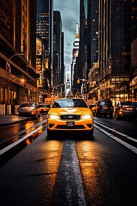 Taxi in der Großstadt