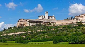 St Franciscusbasiliek, Assisi, Italië van Adelheid Smitt