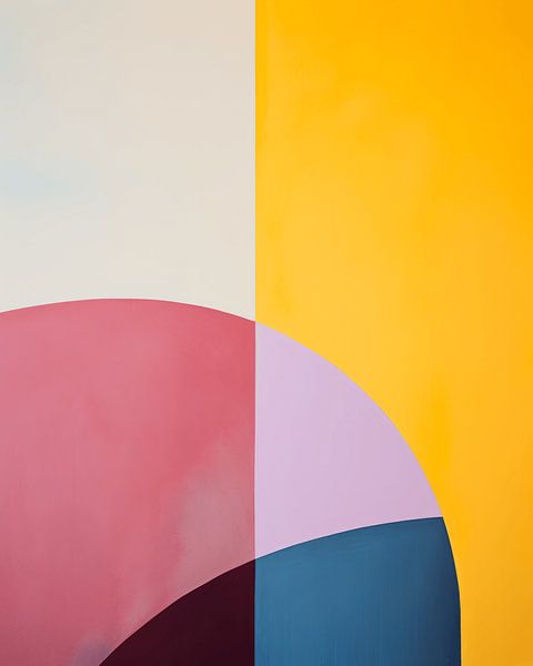 Modern abstract in unusual colour combination by Studio Allee