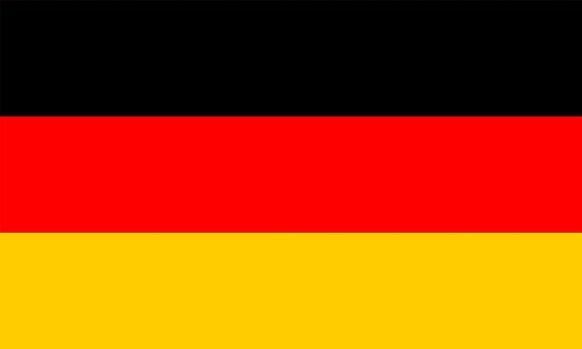 Vlag van Duitsland van René Roos