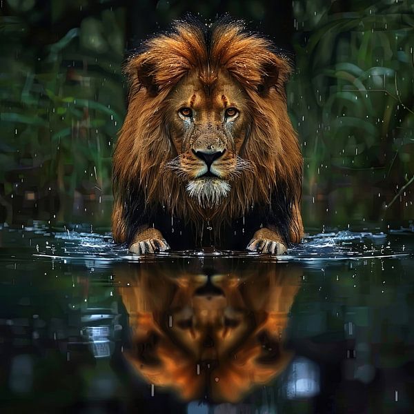 Löwe von Poster Art Shop