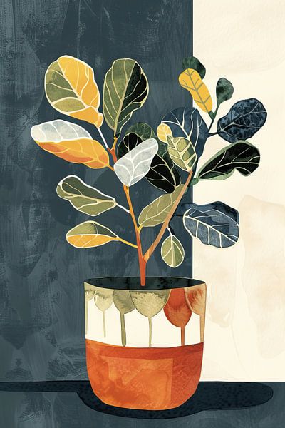 Abstract modern forms by Modern Collection