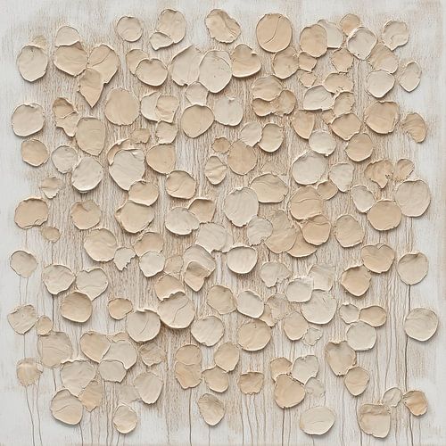 Feuilles d'automne dans des tons et des textures terreux