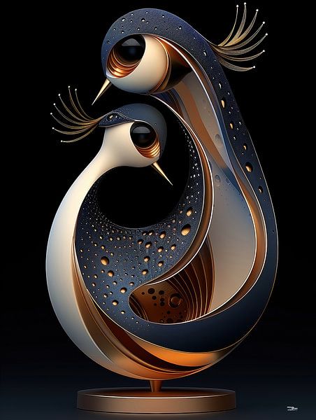 sculpture from animal and man by Gelissen Artworks