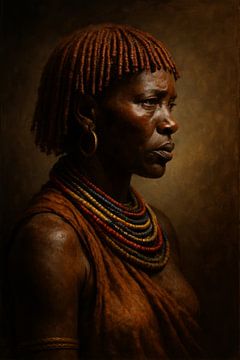 Kracht en Traditie – portret van een Hamar-vrouw van But First Framing