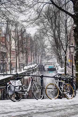Amsterdam Winter Oudezijds Achterburgwal