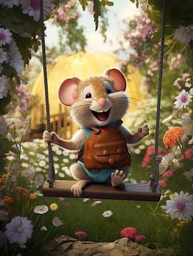 A happy mouse by PixelPrestige