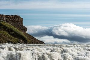 Gullfoss, einer der größten Wasserfälle Islands
