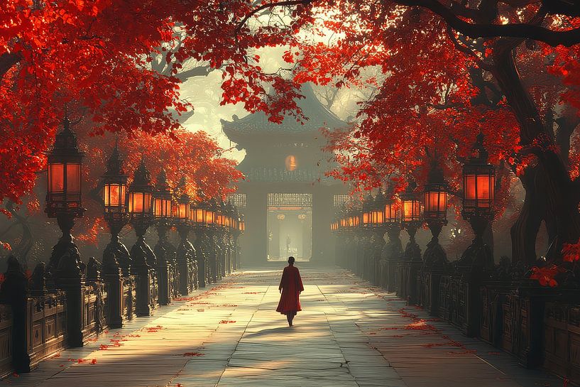 Japon traditionnel fictif et coloré par Egon Zitter
