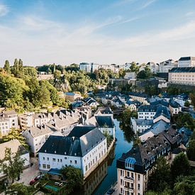 Panoramablick über Luxemburg Stadt von Art Shop West