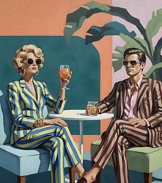 Terrace summers in Stripes