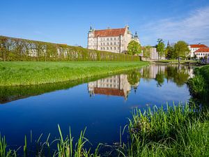 Schloss Güstrow mit Teichanlage in Mecklenburg-Vorpommern
