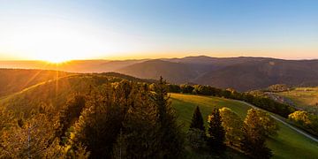 View from Schauinsland over the Black Forest by Werner Dieterich