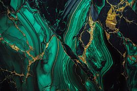 Marmor gold schwarz 2 von Digitale Schilderijen