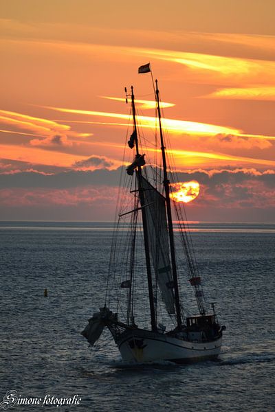 Majestic ships 1 von Simone van der Heide