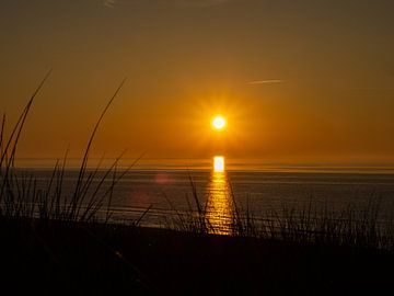 Sonnenuntergang auf Ameland von Wendy Drent