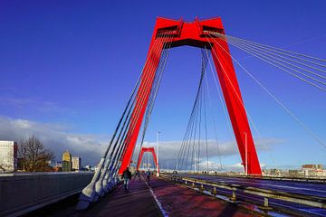 Willemsbrug in Rotterdam van Alice Berkien-van Mil