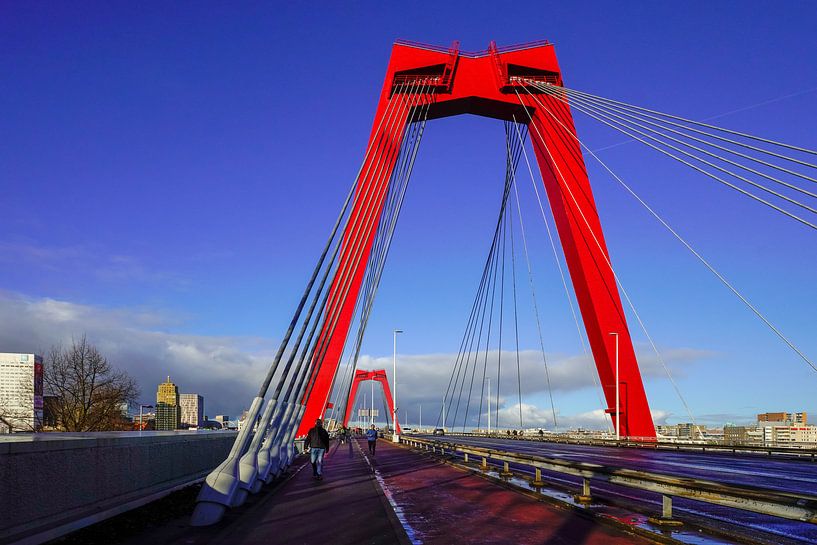 Willemsbrug in Rotterdam von Alice Berkien-van Mil