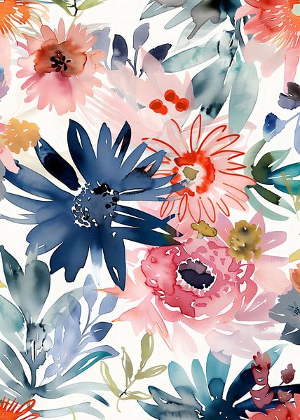 Aquarell Floral Nr. 4 von Andreas Magnusson