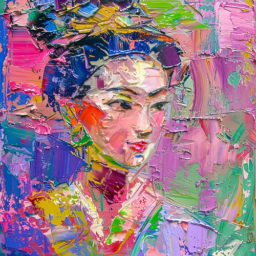 japans schilderachtig portret