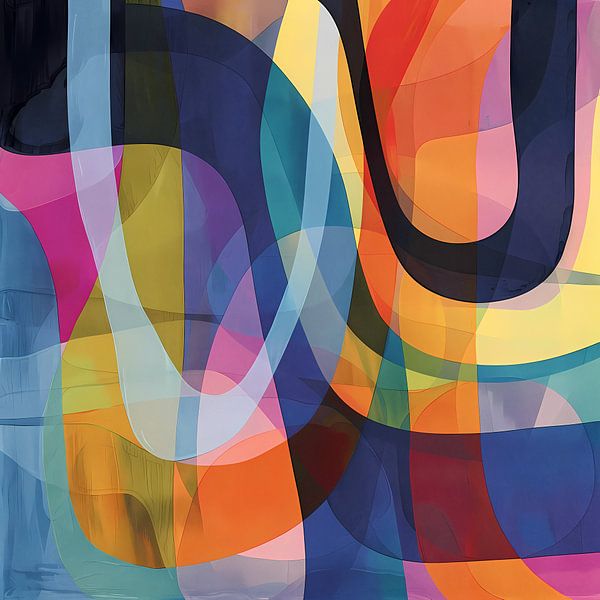 Colours and shapes by Angel Estevez