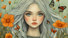 Reine de la nature sur Jutta Maria Pusl