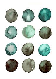Aquarel stippen van Ela Szczepaniak