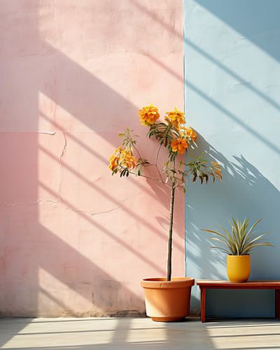 Minimalisme et couleurs pastel