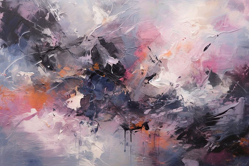 Predators Swimming | Abstract by Eye catching paintings