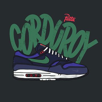 Nike Air Max 1 "Patta Corduroy" van Pim Haring