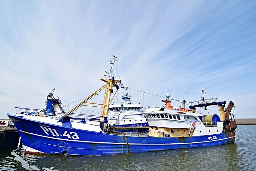 Het visserschip de PD-43 Annegina van Piet Kooistra