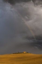 Storm in Val d'Orcia van Denis Feiner