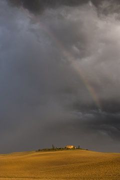 Tempête dans le Val d'Orcia sur Denis Feiner