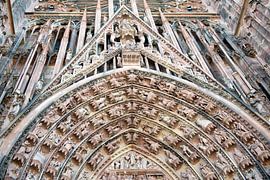 detail of the Strasbourg Cathedral