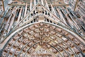 détail de la cathédrale de Strasbourg