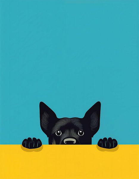 Guck-guck-Hund von Martin Mol