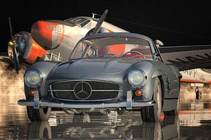 Mercedes 300SL Gullwing - een kunst op zich van Jan Keteleer