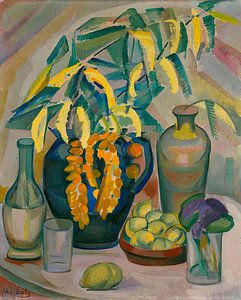 Alice Bailly - Stillleben mit Mimosen, 1911