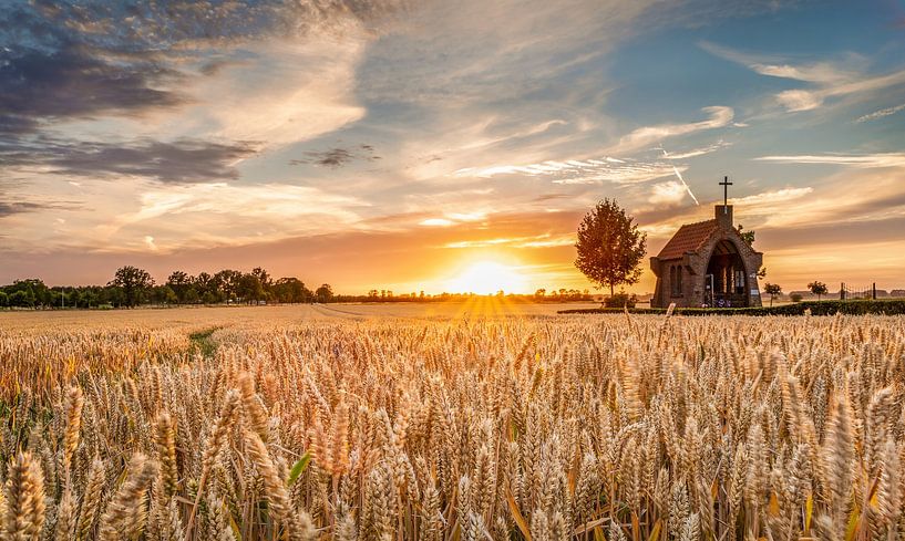Chapel on the hill by Marian Goossens