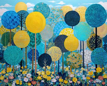 Bomen en Bloemen | Vibrant Trees and Blooms