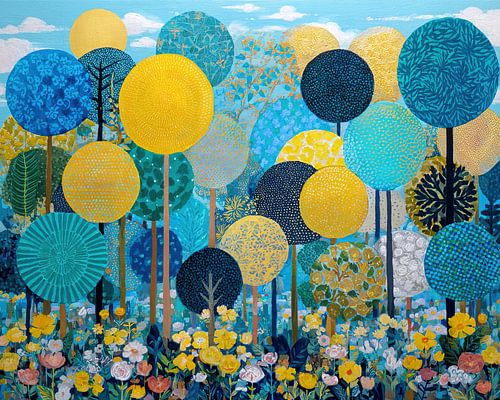 Bomen en Bloemen | Vibrant Trees and Blooms